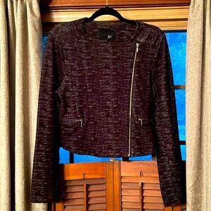 KAII BLACK Zipper Jacket size Large